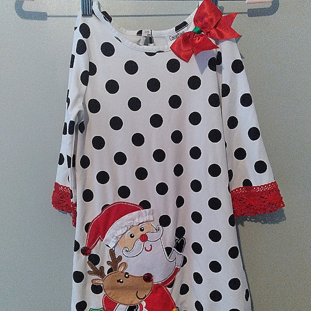 Counting Daisies sz6 Christmas dress